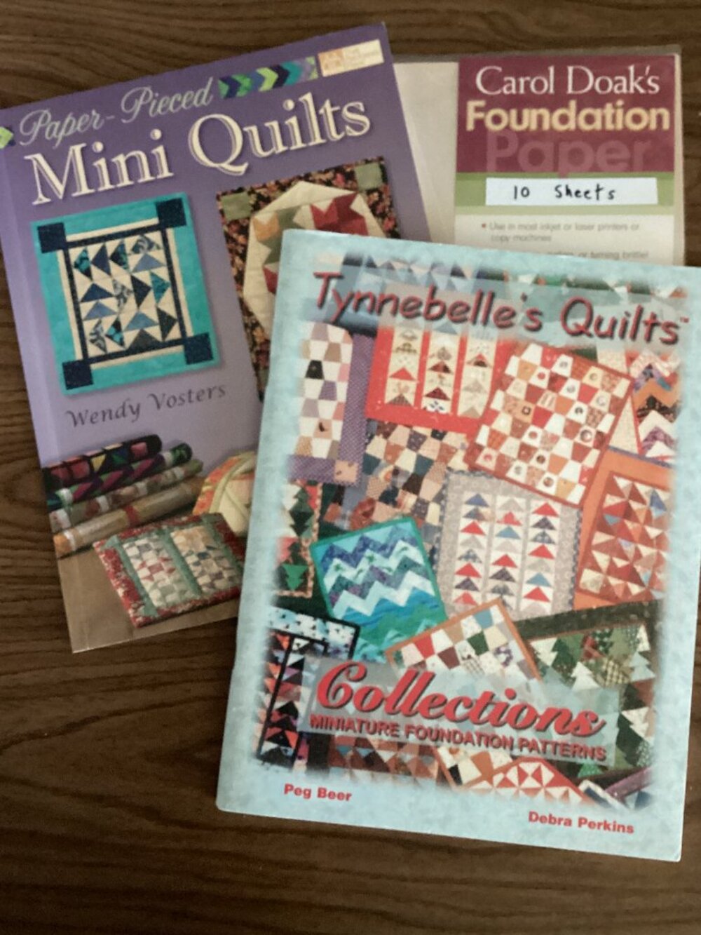 TWO Paper Piecing books